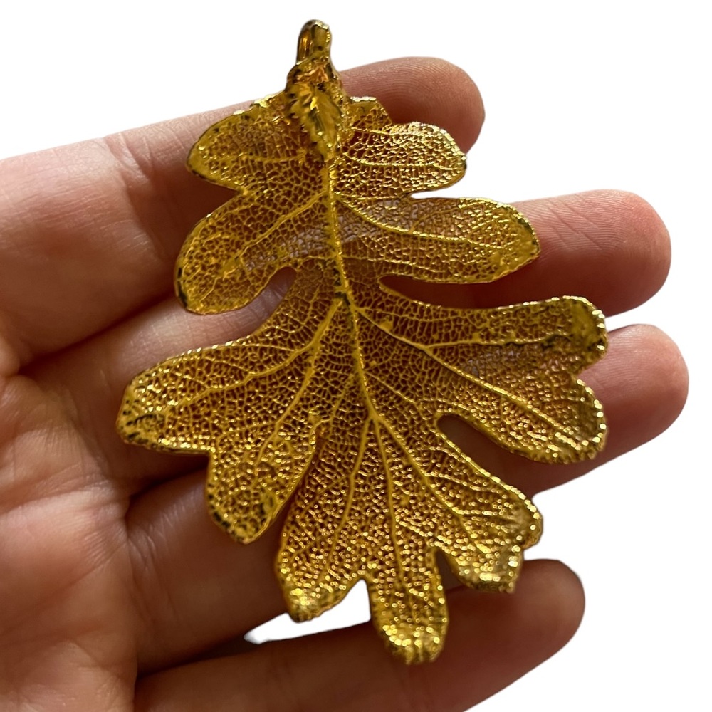 Gold Leaf Plated Pendant